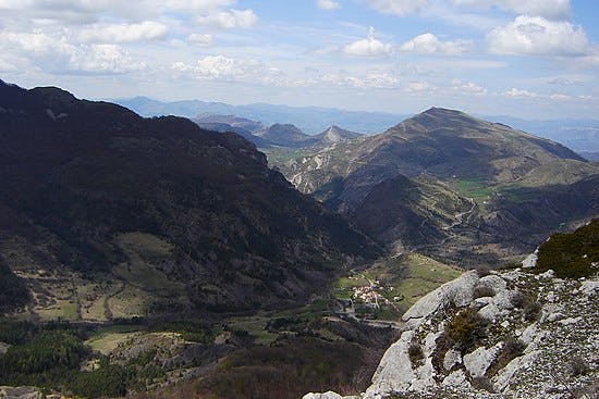 Une photo emblématique du territoire mesuré (Alpes-de-Haute-Provence)