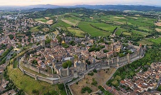 Une photo emblématique du territoire mesuré (Carcassonne.8)