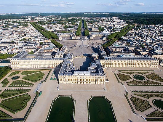 Une photo emblématique du territoire mesuré (Versailles.8)