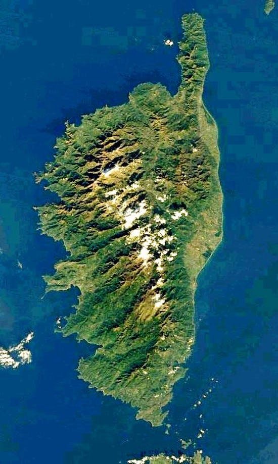 Une photo emblématique du territoire mesuré (Corse)