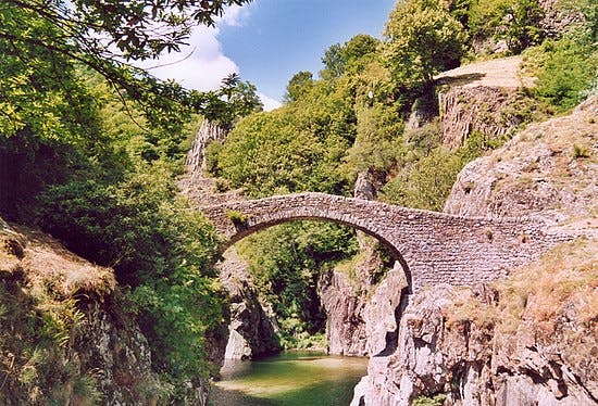Une photo emblématique du territoire mesuré (Ardèche)