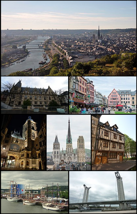 Une photo emblématique du territoire mesuré (Rouen)