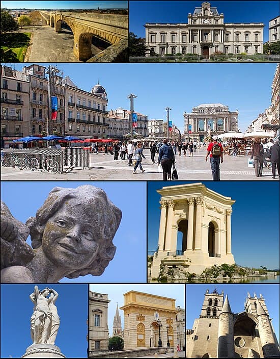 Une photo emblématique du territoire mesuré (Montpellier Méditerranée Métropole)
